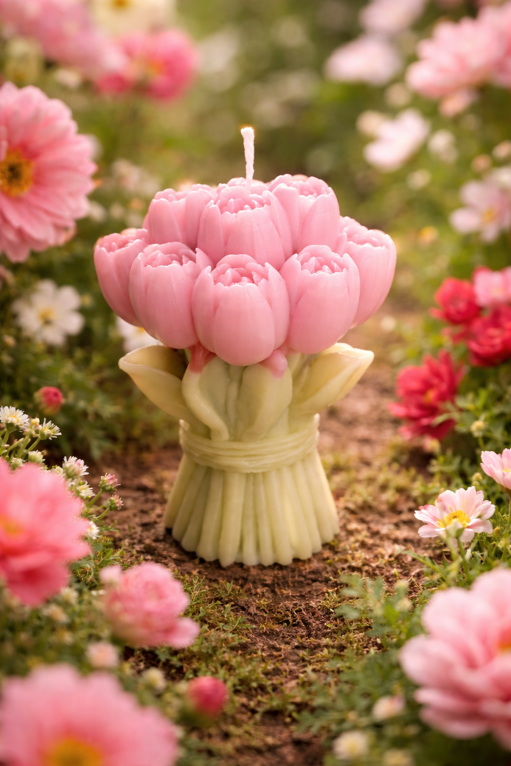 Tulip Bouquet Candles