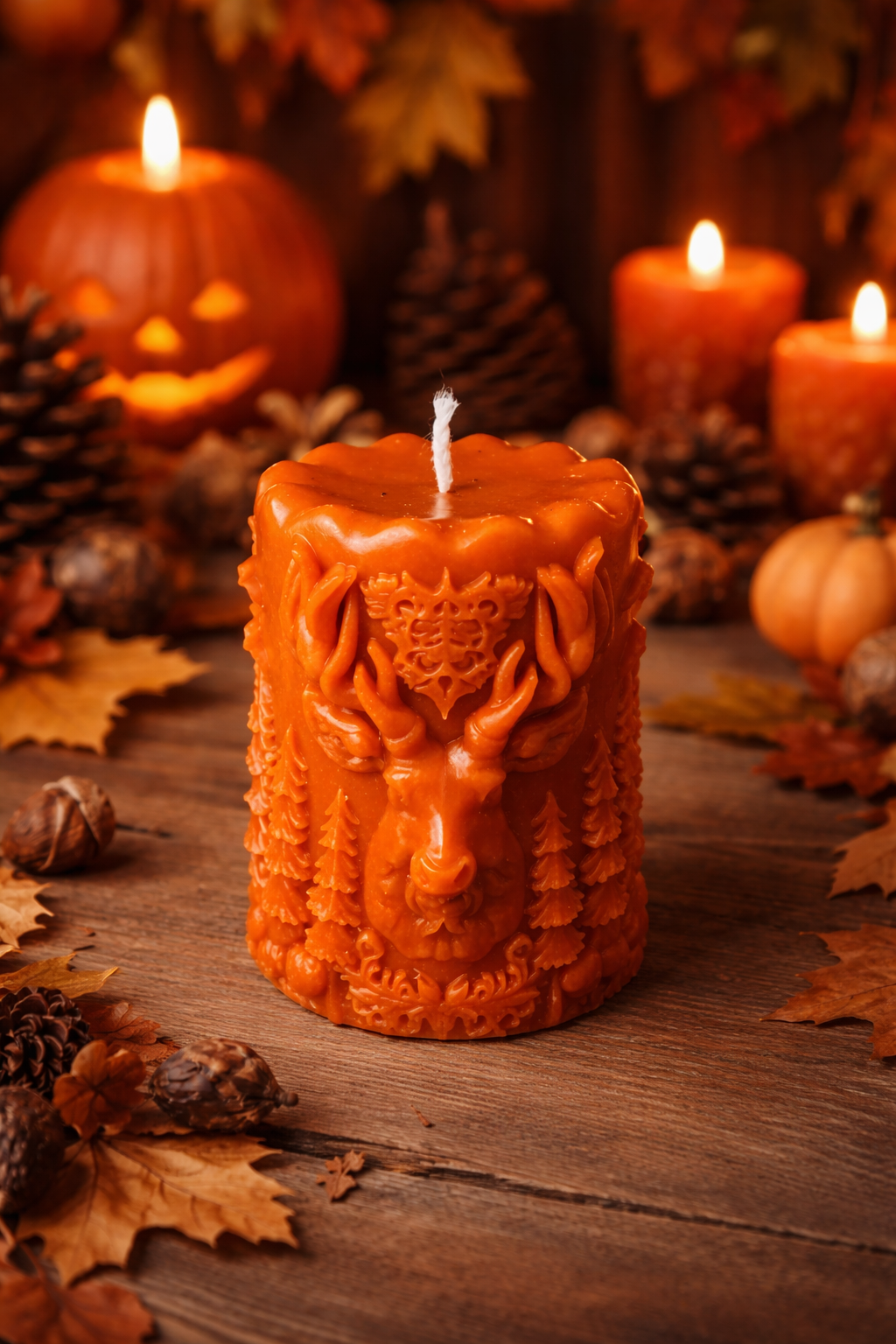 Blackforest Deer Candle