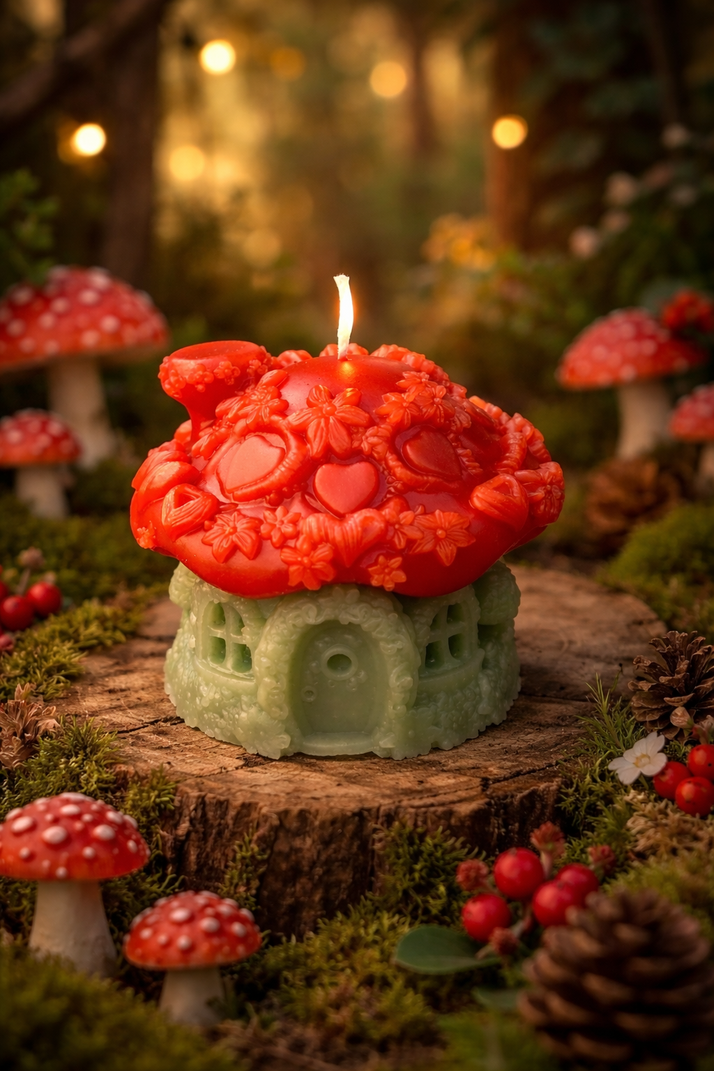 Blackforest Fairy Candle