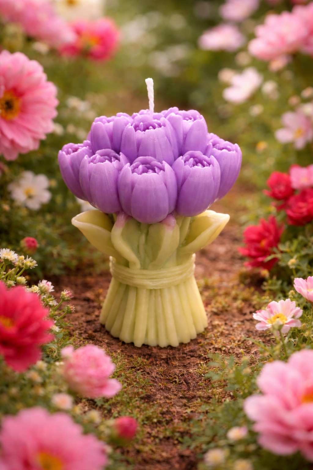 Tulip Bouquet Candles