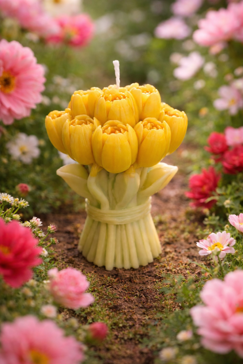 Tulip Bouquet Candles