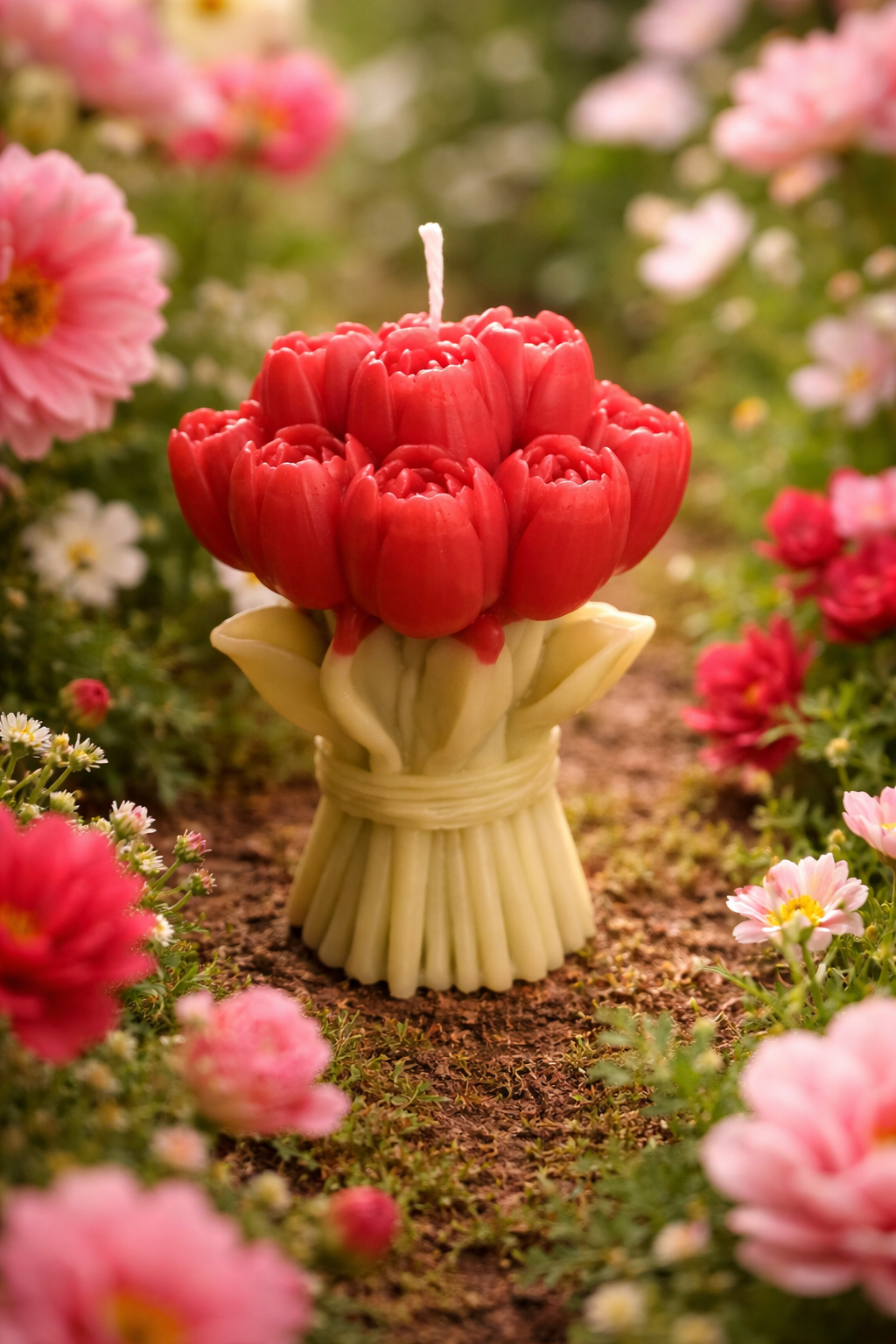 Tulip Bouquet Candles