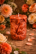 Blackforest Floral Candle